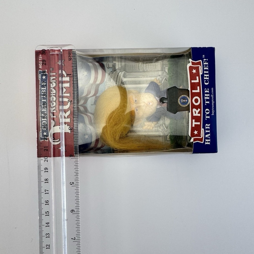 President Donald Trump Troll - Hair to the Chief Collectible Doll Toy - NEW MAGA - Picture 8 of 8